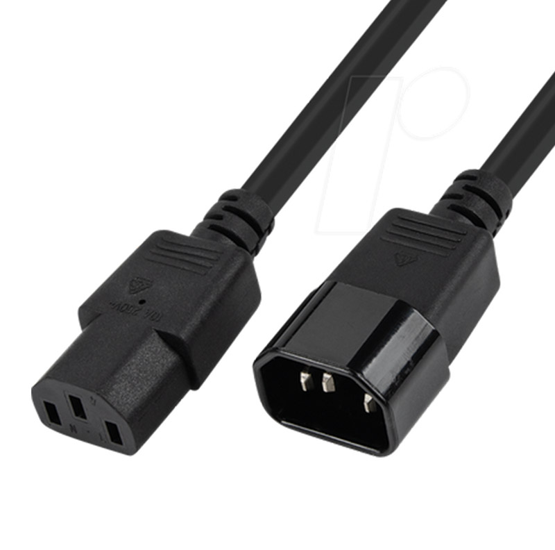 Cold devices power cord C13 to C14; CB-K-UJE (CTF-C13C14-1.8M-UL)