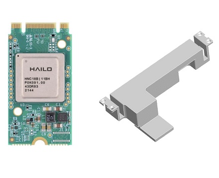 Mitac M2B-01HAI-MP1 AI Card (Hailo-8, M.2 Module with MP1 ThermalKit)